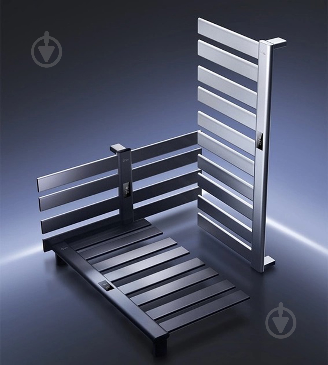 Смарт-сушилка электрическая O'WS Temperature Electric Towel Rack NEX left wire (Grey) - фото 2 Смарт-сушилка электрическая O'WS Temperature Electric Towel Rack NEX left wire (Grey) - фото 2