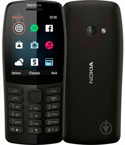 Мобильный телефон Nokia 210 DS black - фото 1 Мобильный телефон Nokia 210 DS black - фото 1