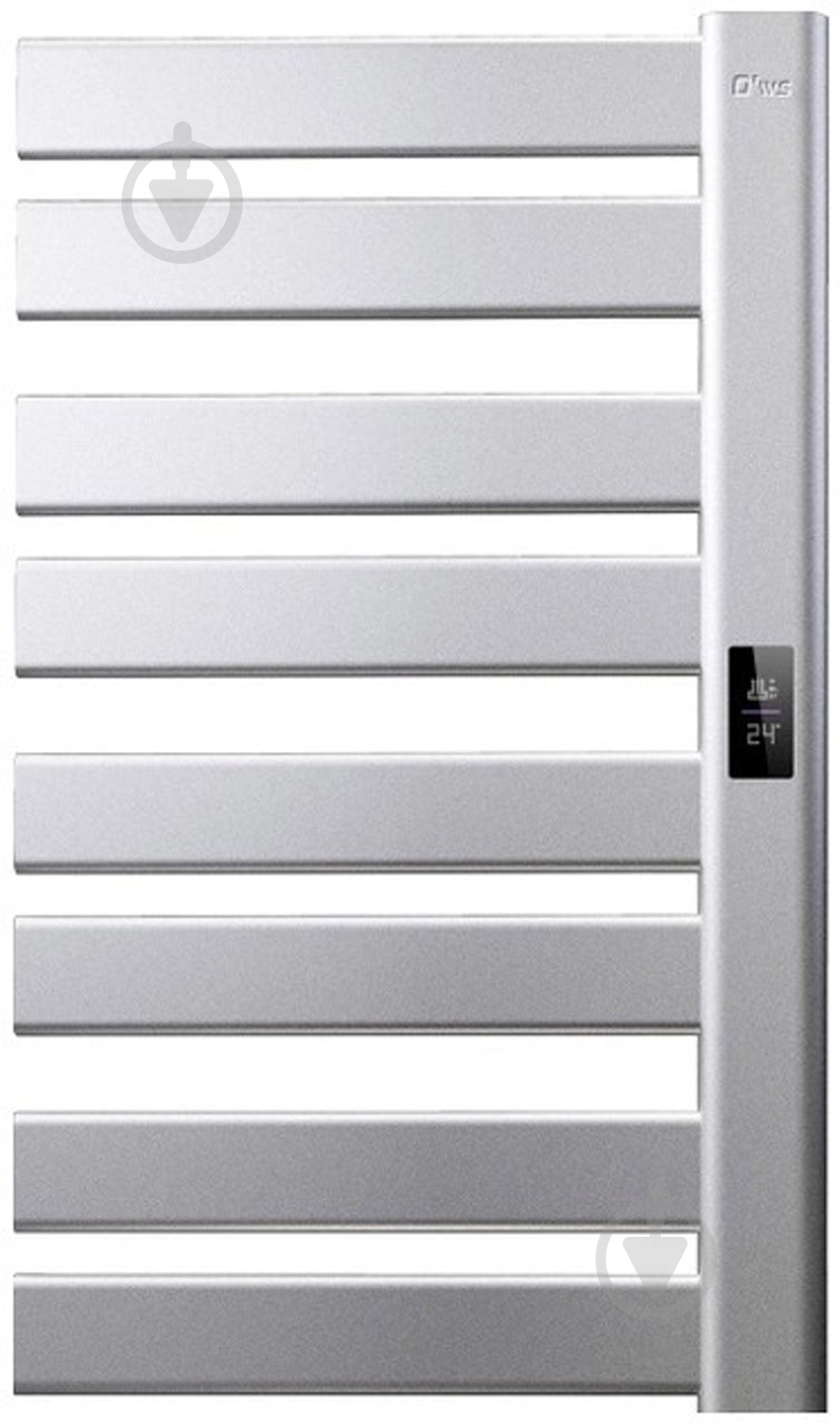 Смартсушарка електрична O'WS Temperature Electric Towel Rack NEX Right wire (Silver) - фото 1