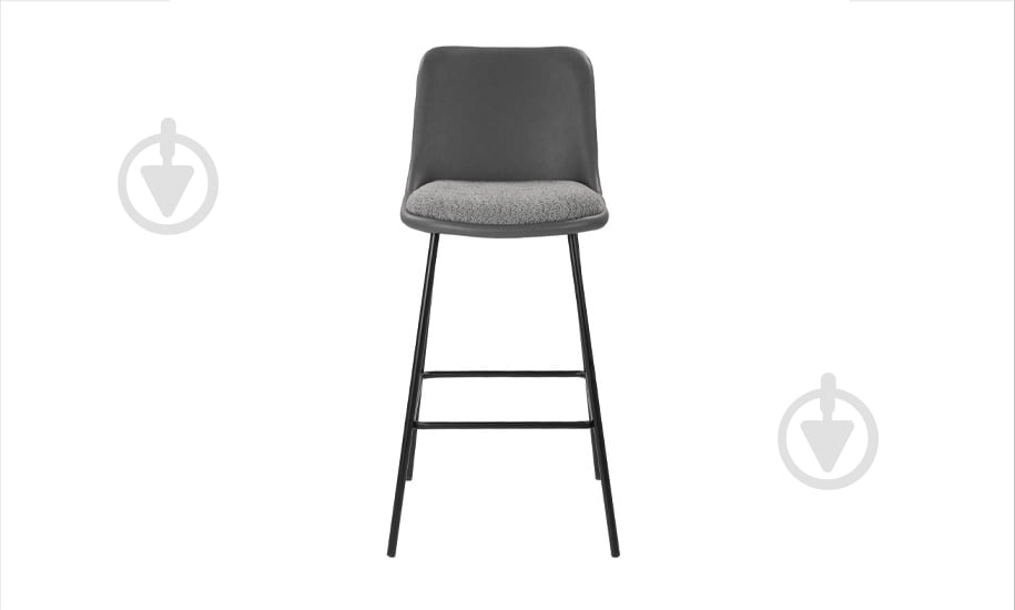 Стілець барний Prestol Луна сірий - фото 2 Стілець барний Prestol Луна сірий - фото 2