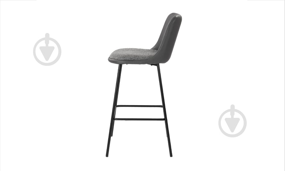 Стілець барний Prestol Луна сірий - фото 3 Стілець барний Prestol Луна сірий - фото 3