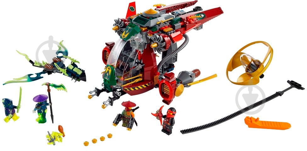 Конструктор LEGO Ninjago Корабль R.E.X. Ронана 70735 - фото 3