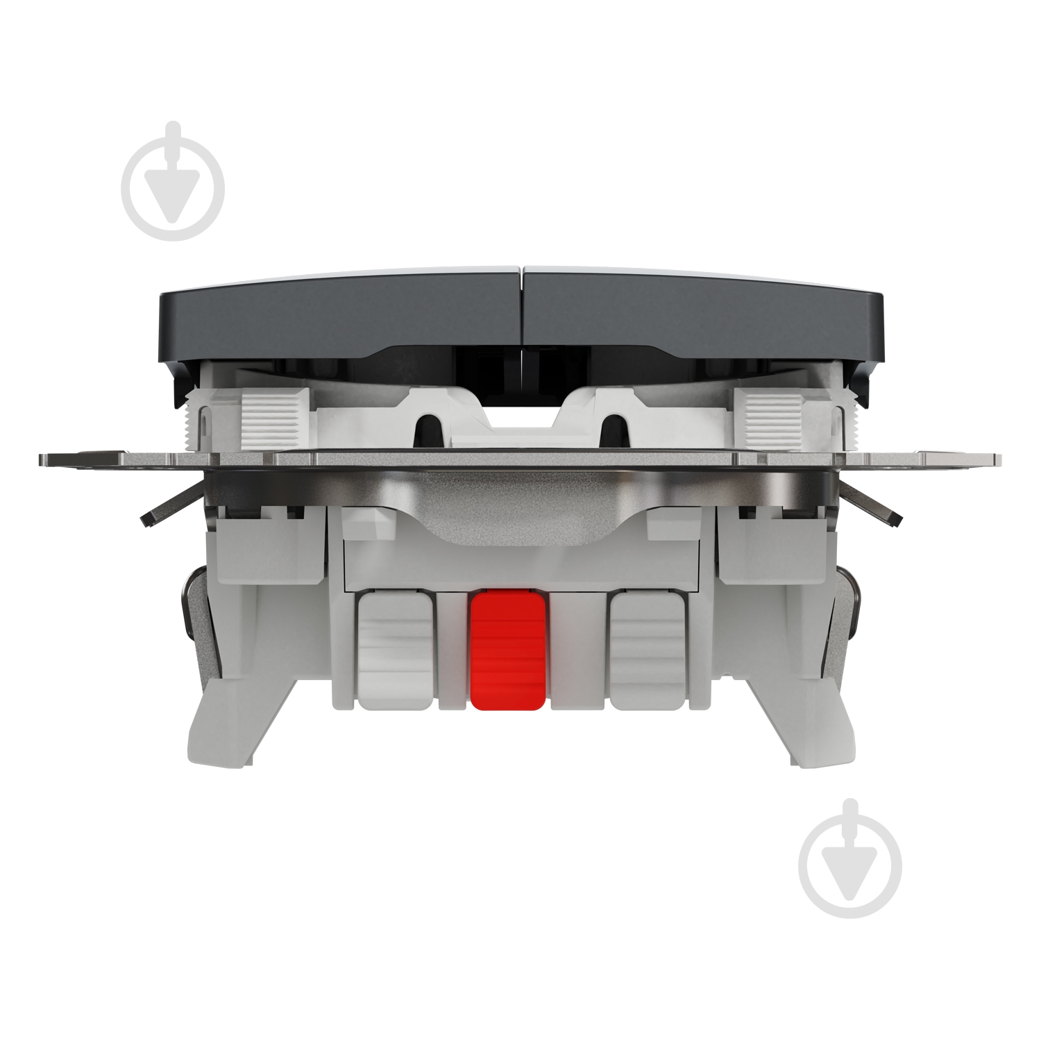 Переключатель двухклавишный проходной двухклавишный Schneider Electric Sedna Design без подсветки черный SDD114108 - фото 7