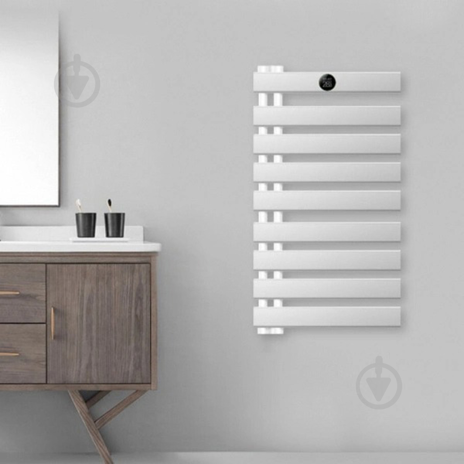 Смарт-сушилка электрическая O'WS Temperature Electric Towel Rack MJ110 (Silver) - фото 3 Смарт-сушилка электрическая O'WS Temperature Electric Towel Rack MJ110 (Silver) - фото 3