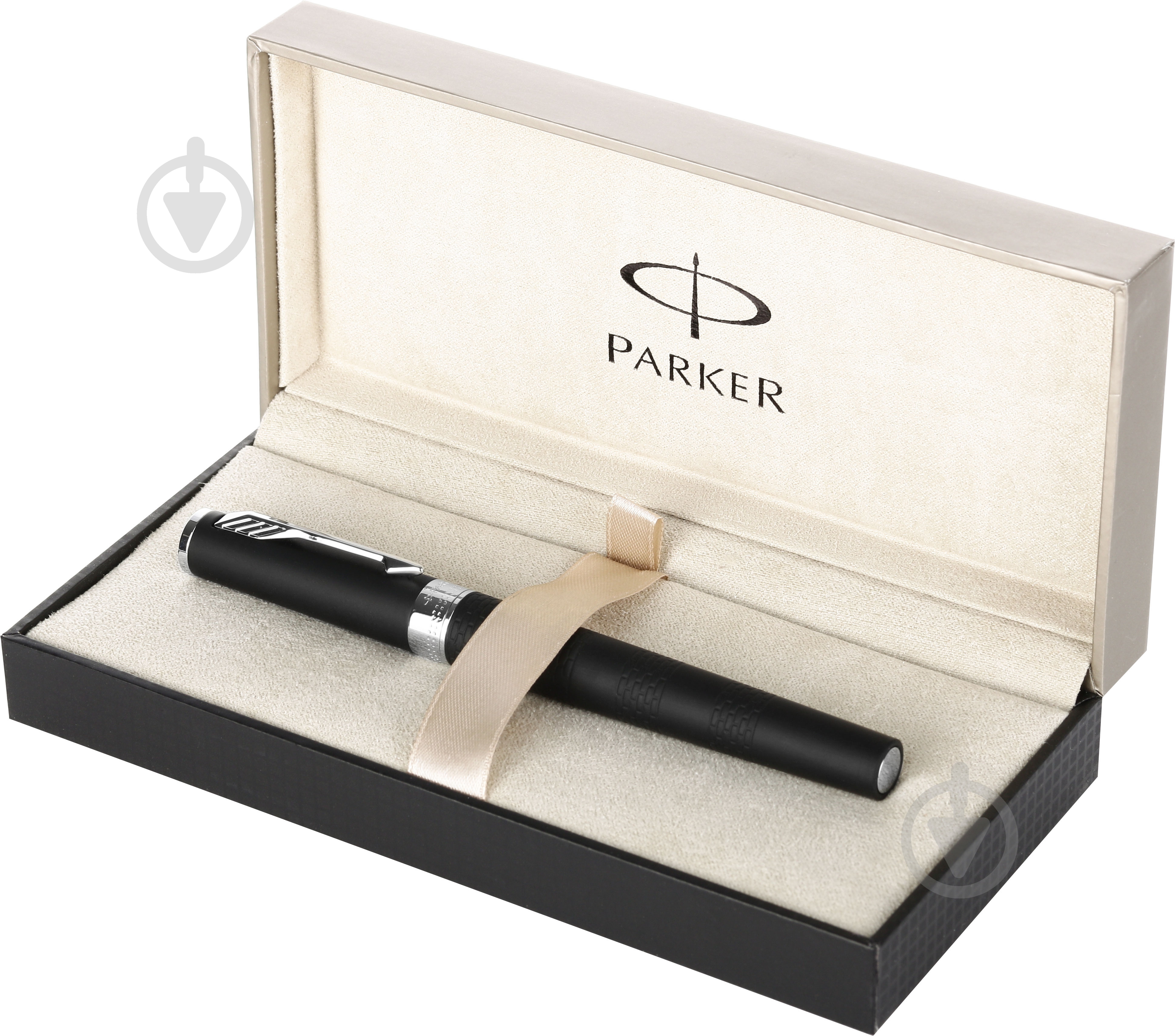 Ручка-роллер Parker Ingenuity Black Rubber CT 5TH 90 652M - фото 5