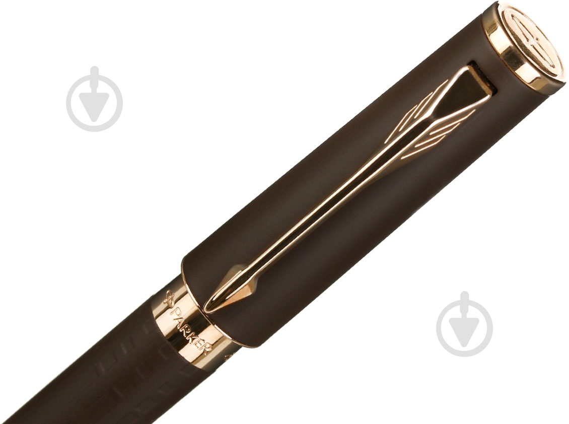 Ручка-роллер Parker Ingenuity Slim Brown Rubber PGT 90 552K - фото 3