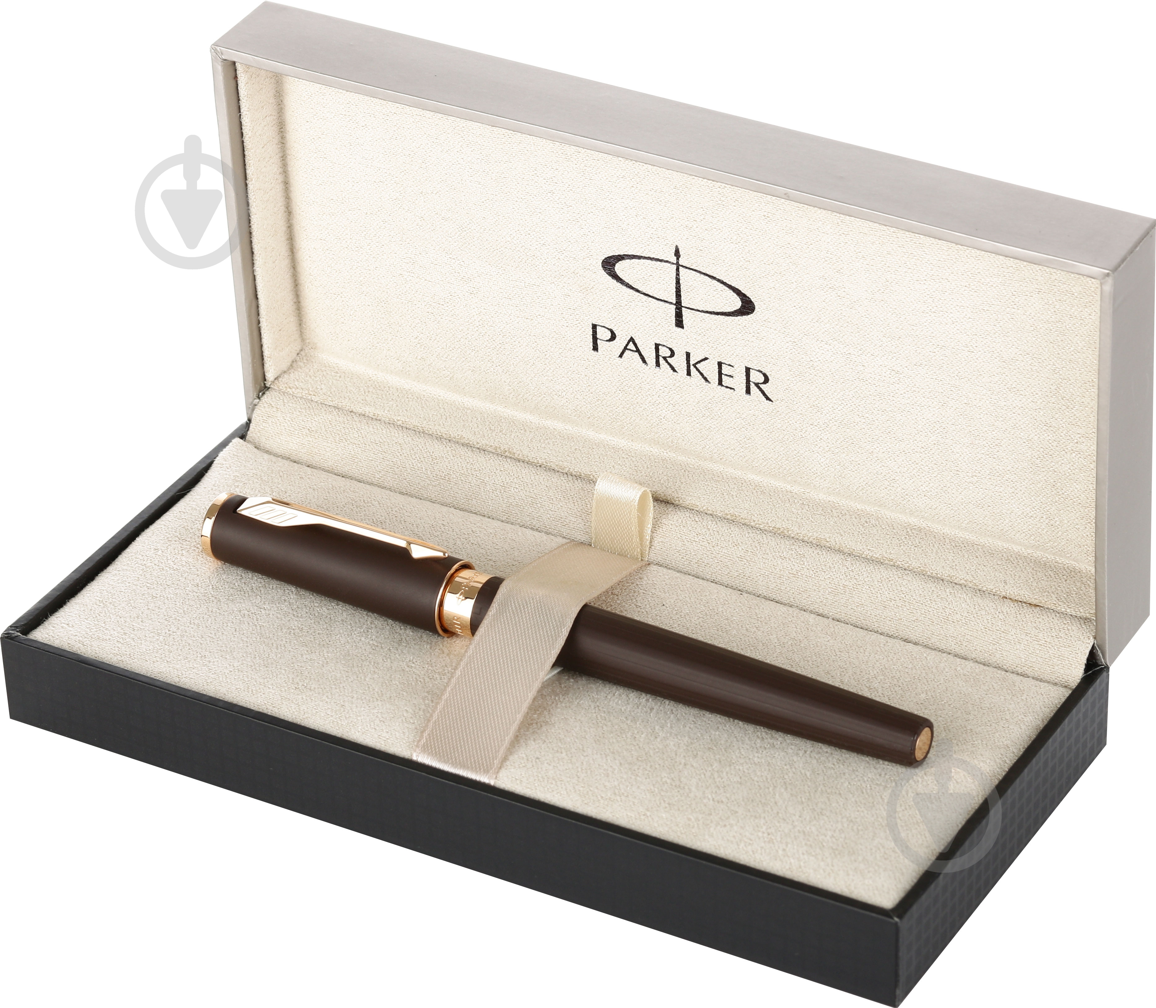 Ручка-роллер Parker Ingenuity Slim Brown Rubber PGT 90 552K - фото 5