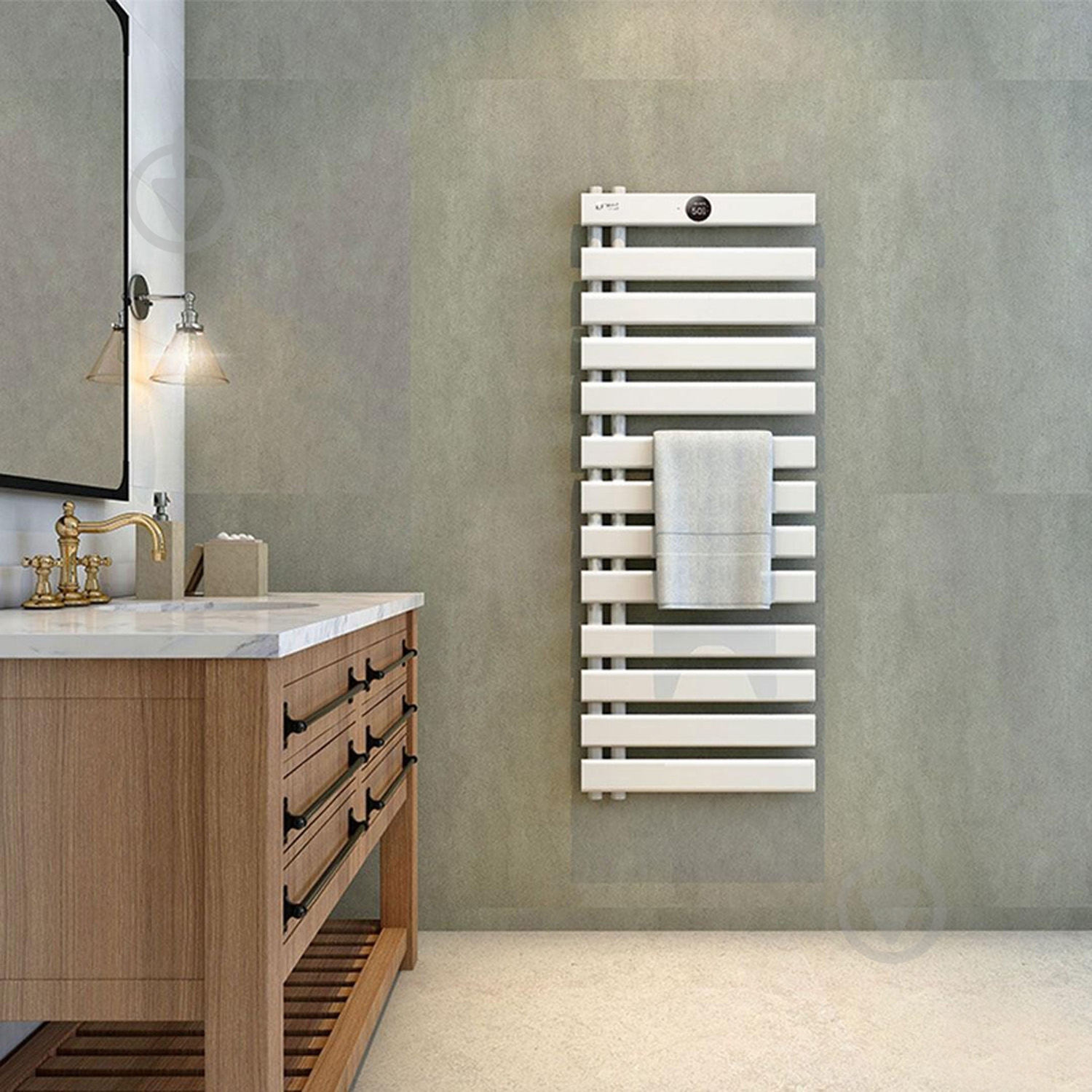 Смарт-сушилка электрическая O'WS Temperature Electric Towel Rack MJ120 (Silver) - фото 3