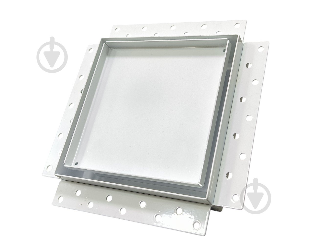 Модуль прихованого монтажу HEWA WHITE для вентиляторів airRoxy dRim 100 та 125 мм білий - фото 1