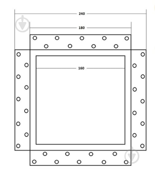 Модуль прихованого монтажу HEWA WHITE для вентиляторів airRoxy dRim 100 та 125 мм білий - фото 6