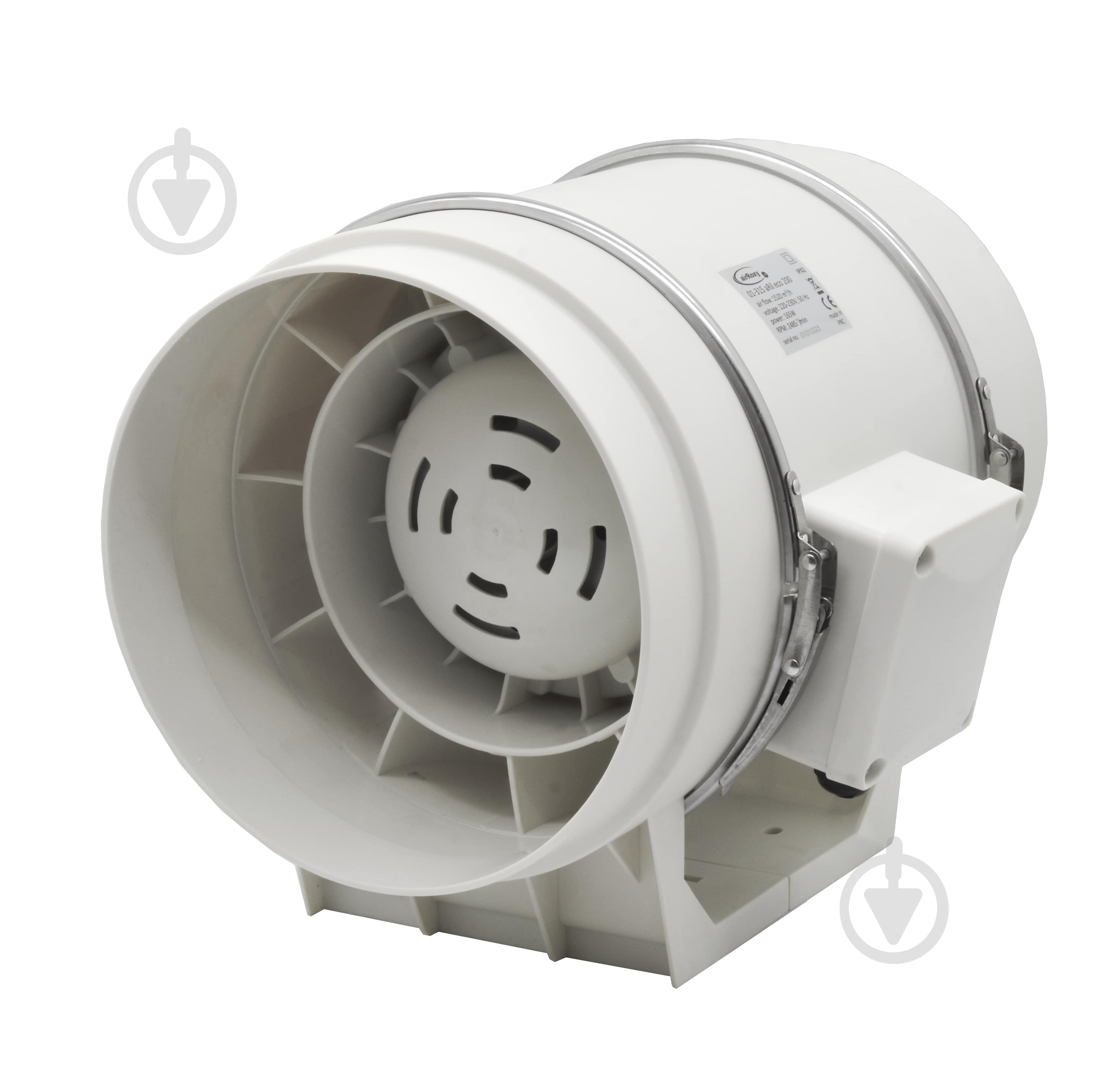 Вентилятор канальний AirRoxy aRil eco 200 (01-315) - фото 2 Вентилятор канальний AirRoxy aRil eco 200 (01-315) - фото 2