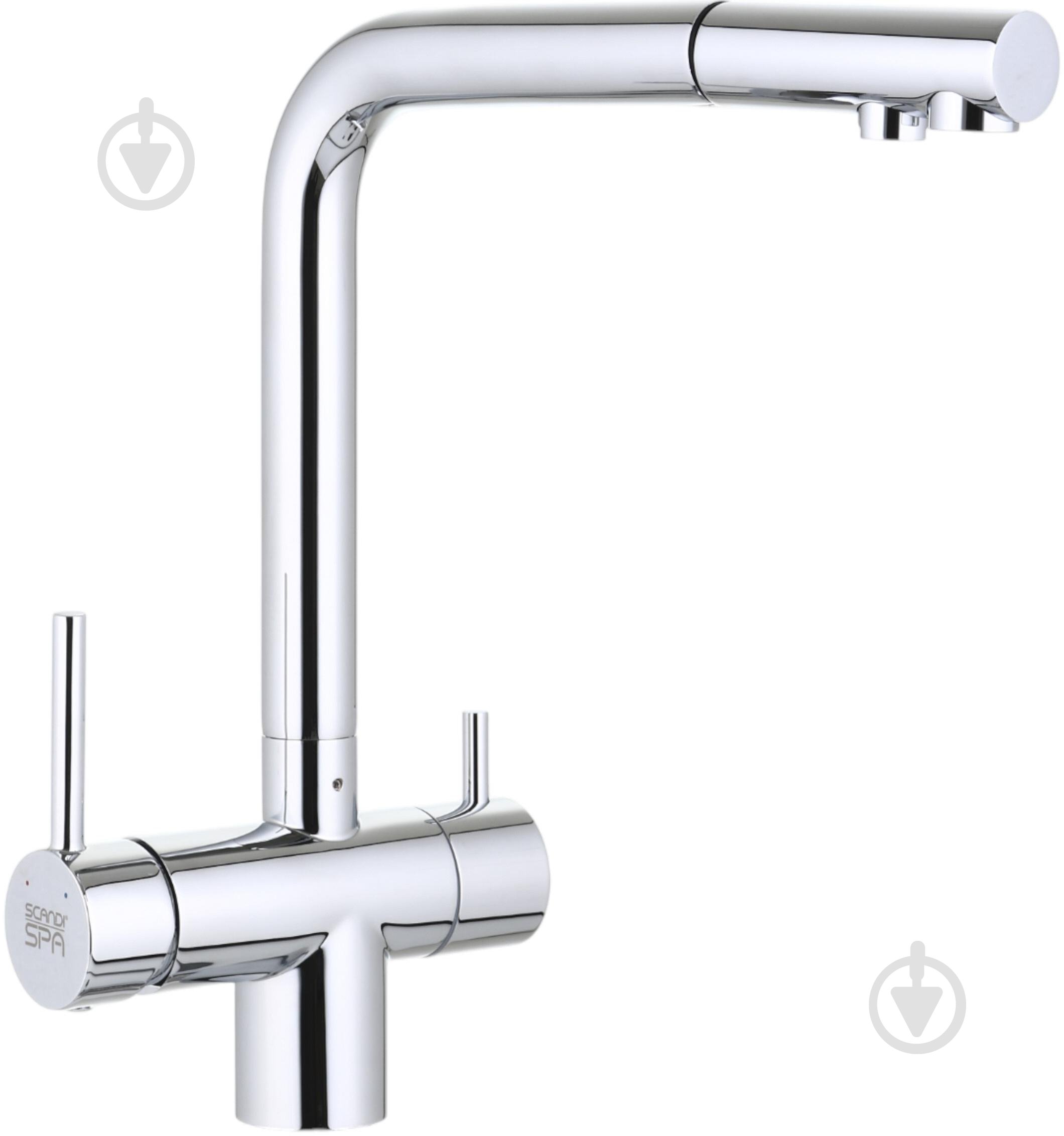 Змішувач для кухні Modi з підключенням до фільтру BW6047 хром - фото 1 Змішувач для кухні Modi з підключенням до фільтру BW6047 хром - фото 1