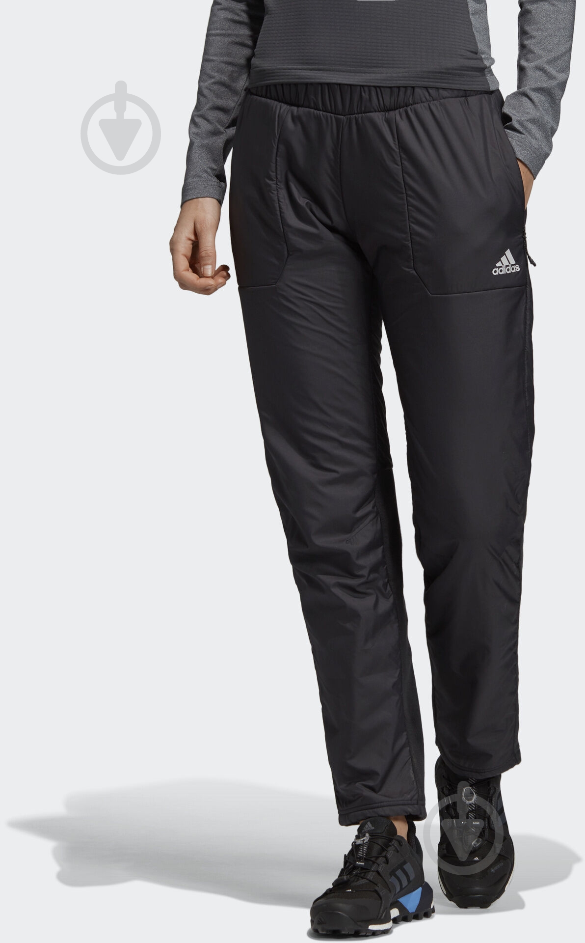 Брюки Adidas W WINDFLEECE P EH6499 р. 36 черный - фото 3