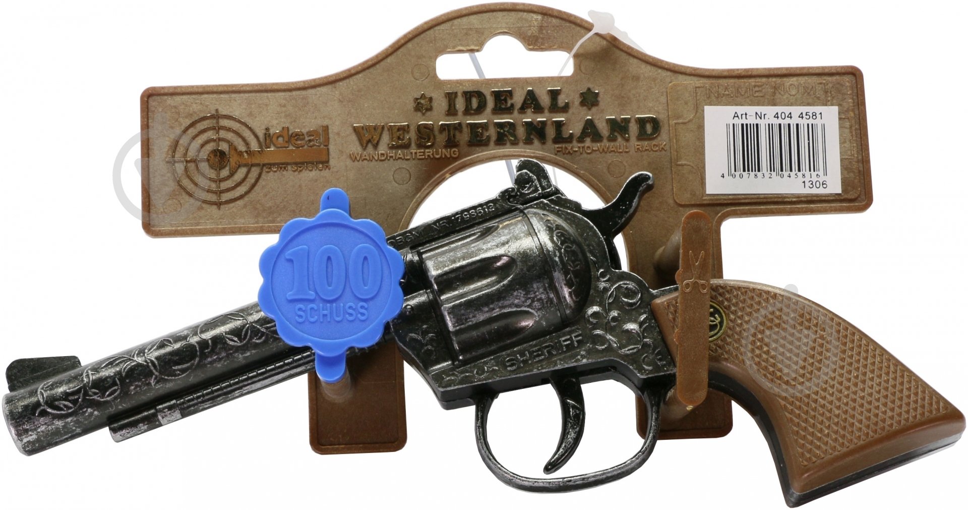 Пистолет Ideal Пистонный Interpol 38 2020381 - фото 1