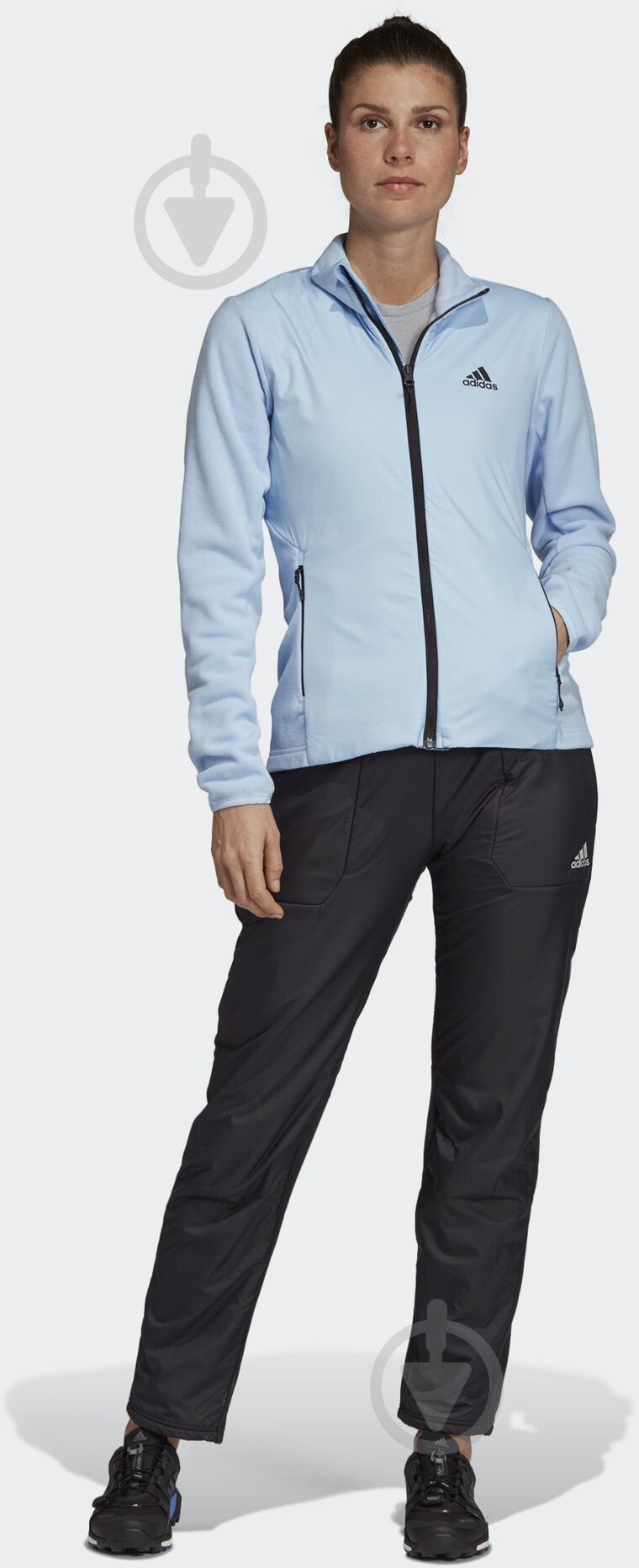 Джемпер Adidas W Windfleece J EH8700 р. XS голубой - фото 7