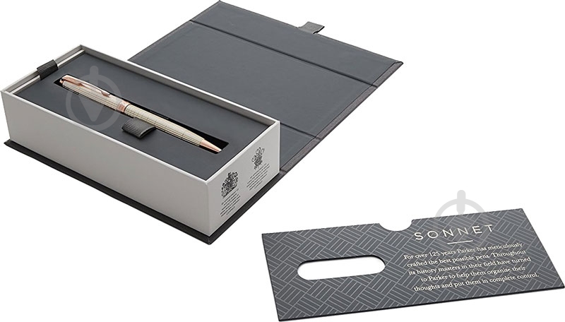 Ручка шариковая Parker Sonnet 17 Cisele Silver 88 032R - фото 3