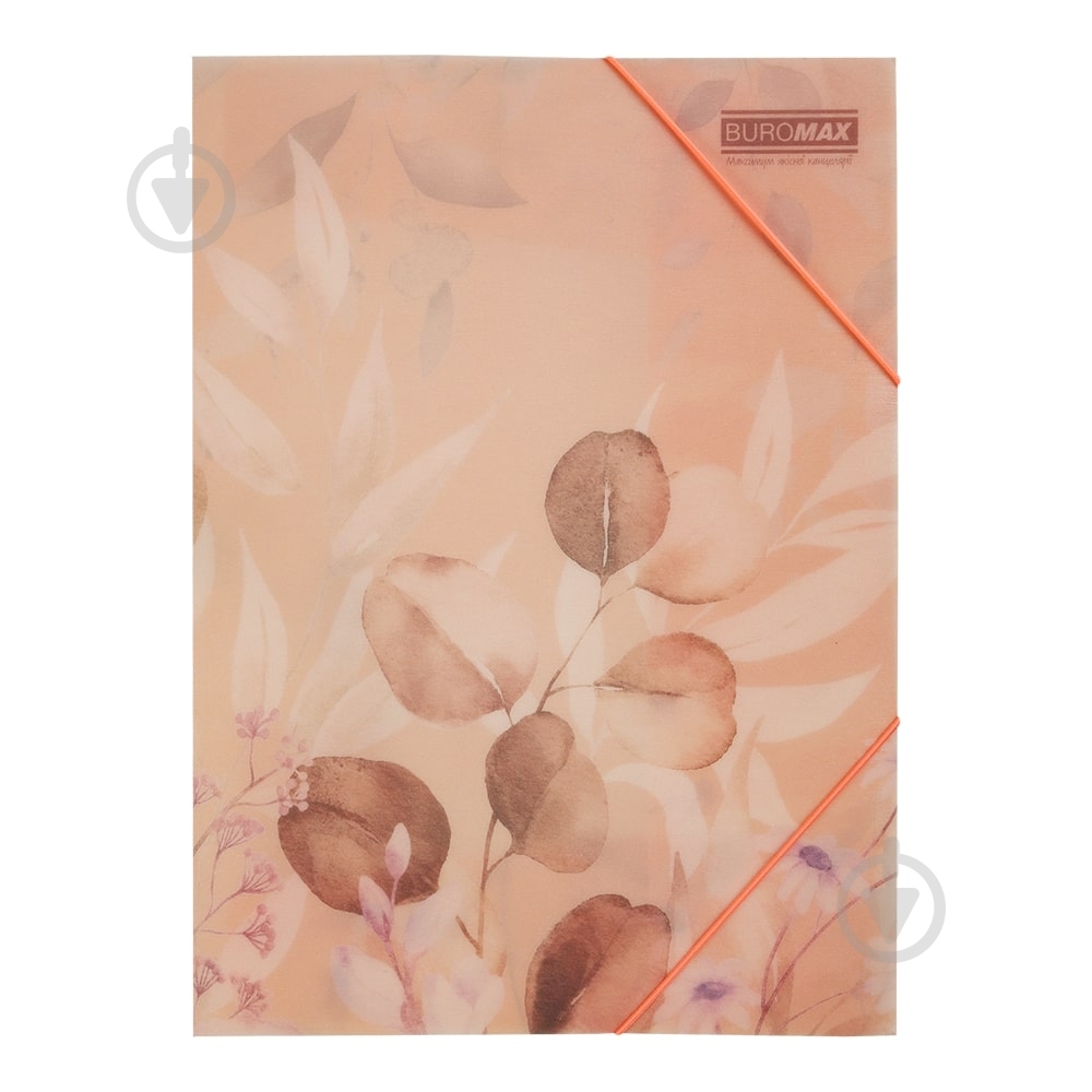 Папка на резинке ARABESKI А4 персиковый Buromax BM.3908-46 - фото 1 Папка на резинке ARABESKI А4 персиковый Buromax BM.3908-46 - фото 1