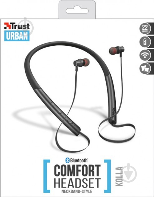 Навушники Trust KOLLA BT NECKBAND black (22206) - фото 4