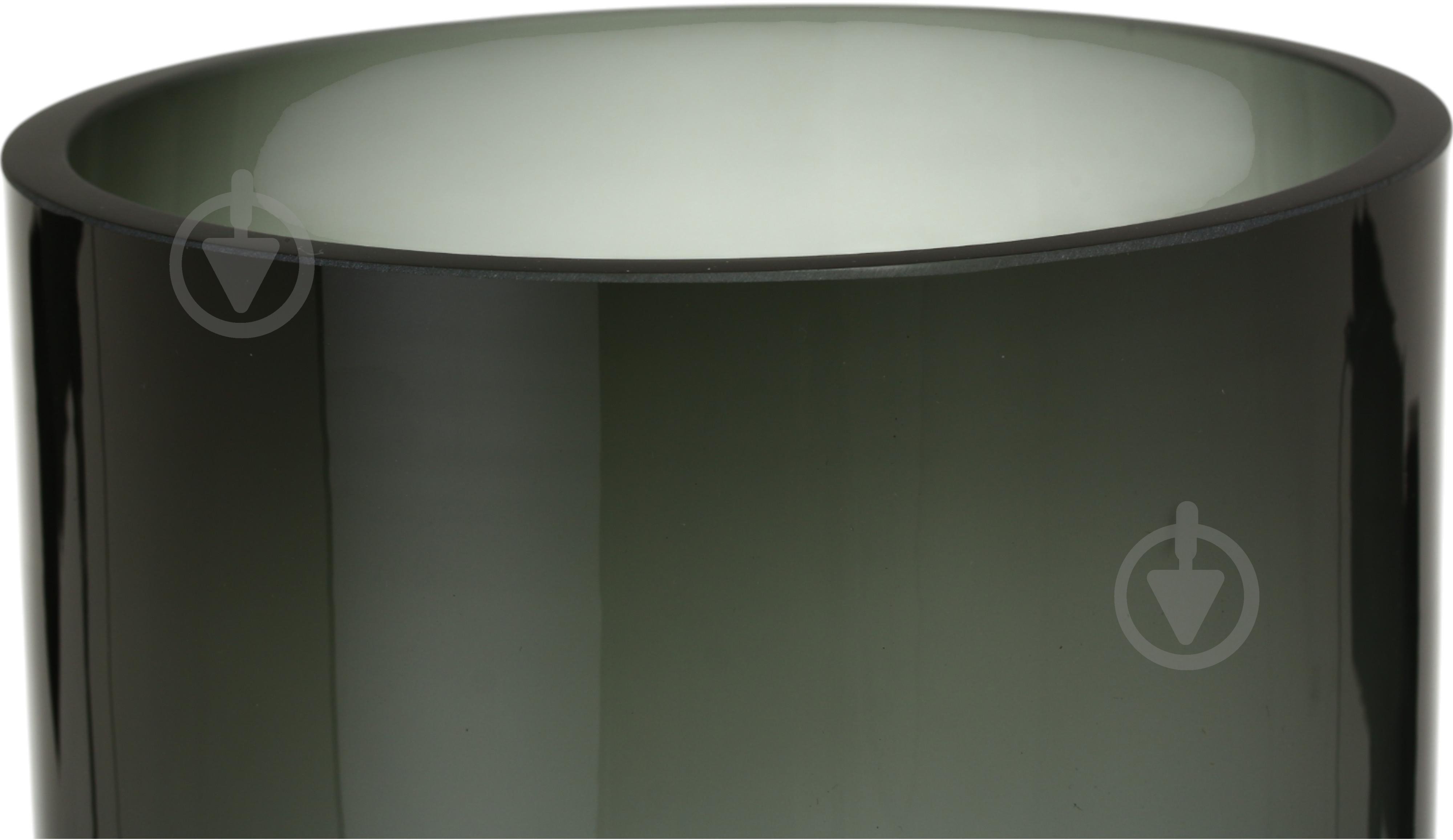 Ваза скляна Wrzesniak Glassworks Twice 71 см сіра 17-5019B - фото 3