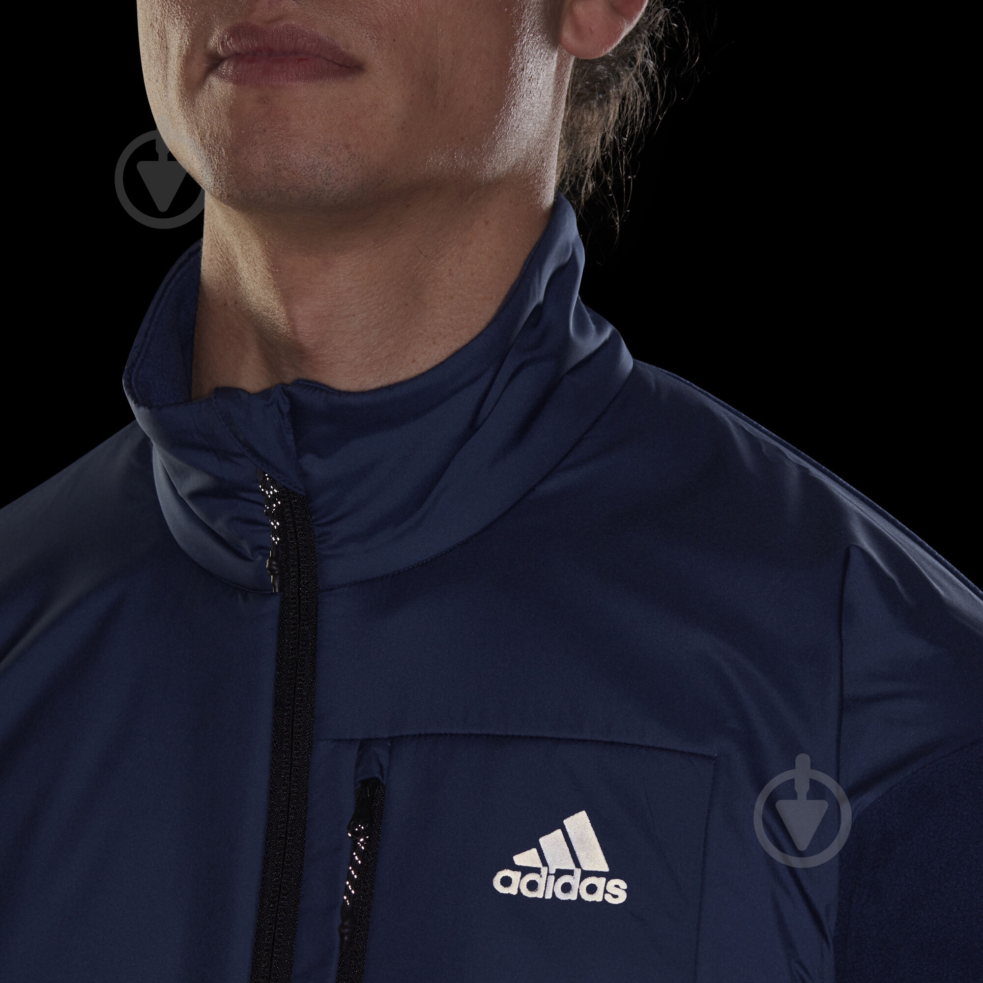 Джемпер Adidas WINDFLEECE J EH8702 р. S синий - фото 8