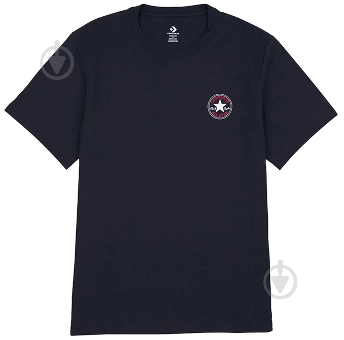 Футболка Converse MINI CHUCK PATCH TEE 10026565-A02 р.XS черный - фото 1