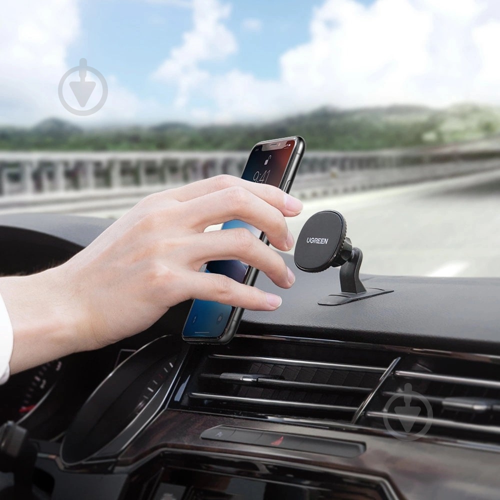 Тримач для смартфона LP292 Magnetic Phone Holder for Car Black UGREEN [019] Black - фото 3
