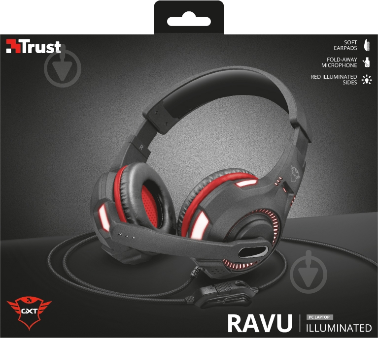 Гарнитура Trust GXT 407RAVU black (23372) - фото 10 Гарнитура Trust GXT 407RAVU black (23372) - фото 10