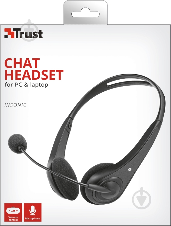 Гарнитура Trust INSONIC black (21664) - фото 7 Гарнитура Trust INSONIC black (21664) - фото 7