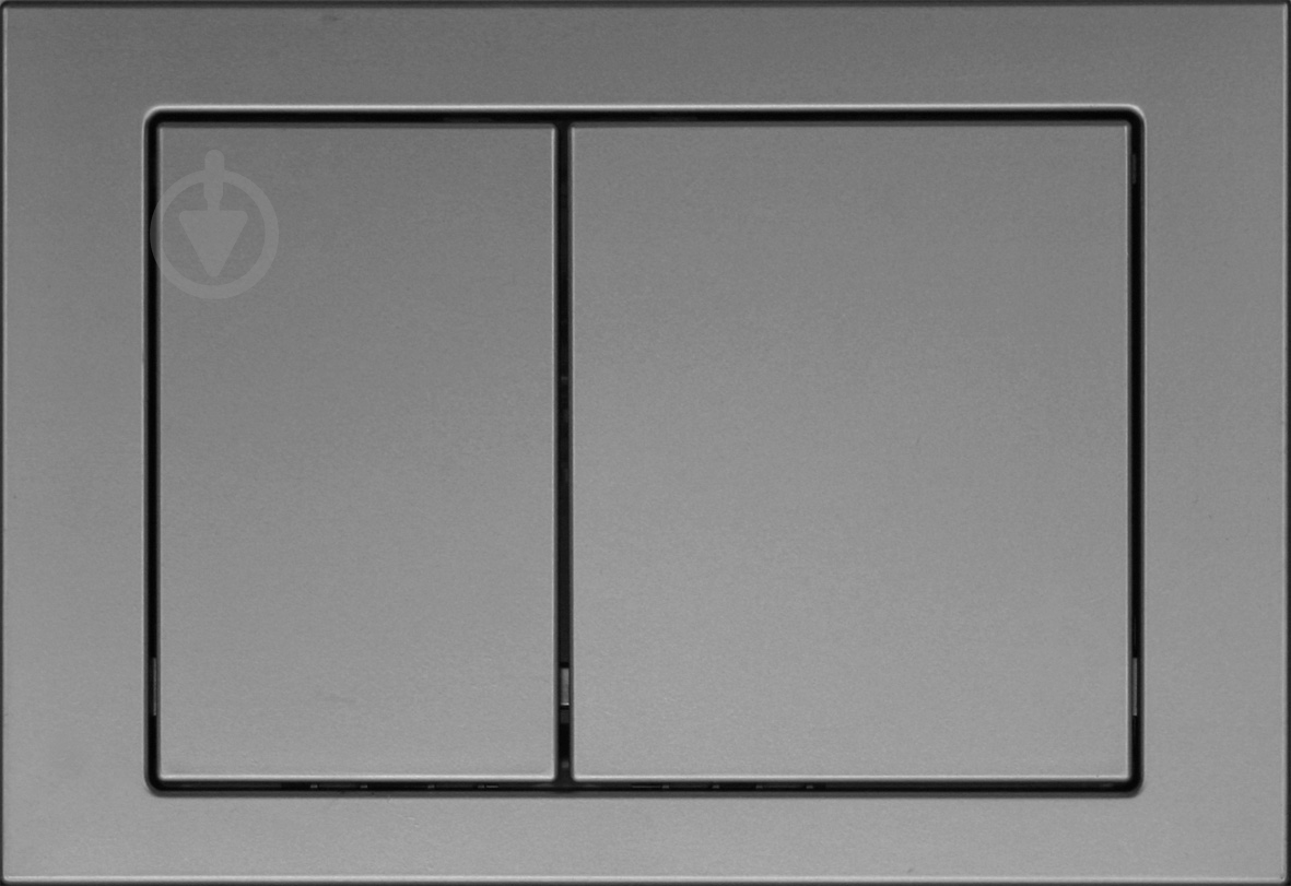 Панель смыва Cersanit LINK хром матовая - фото 1 Панель смыва Cersanit LINK хром матовая - фото 1