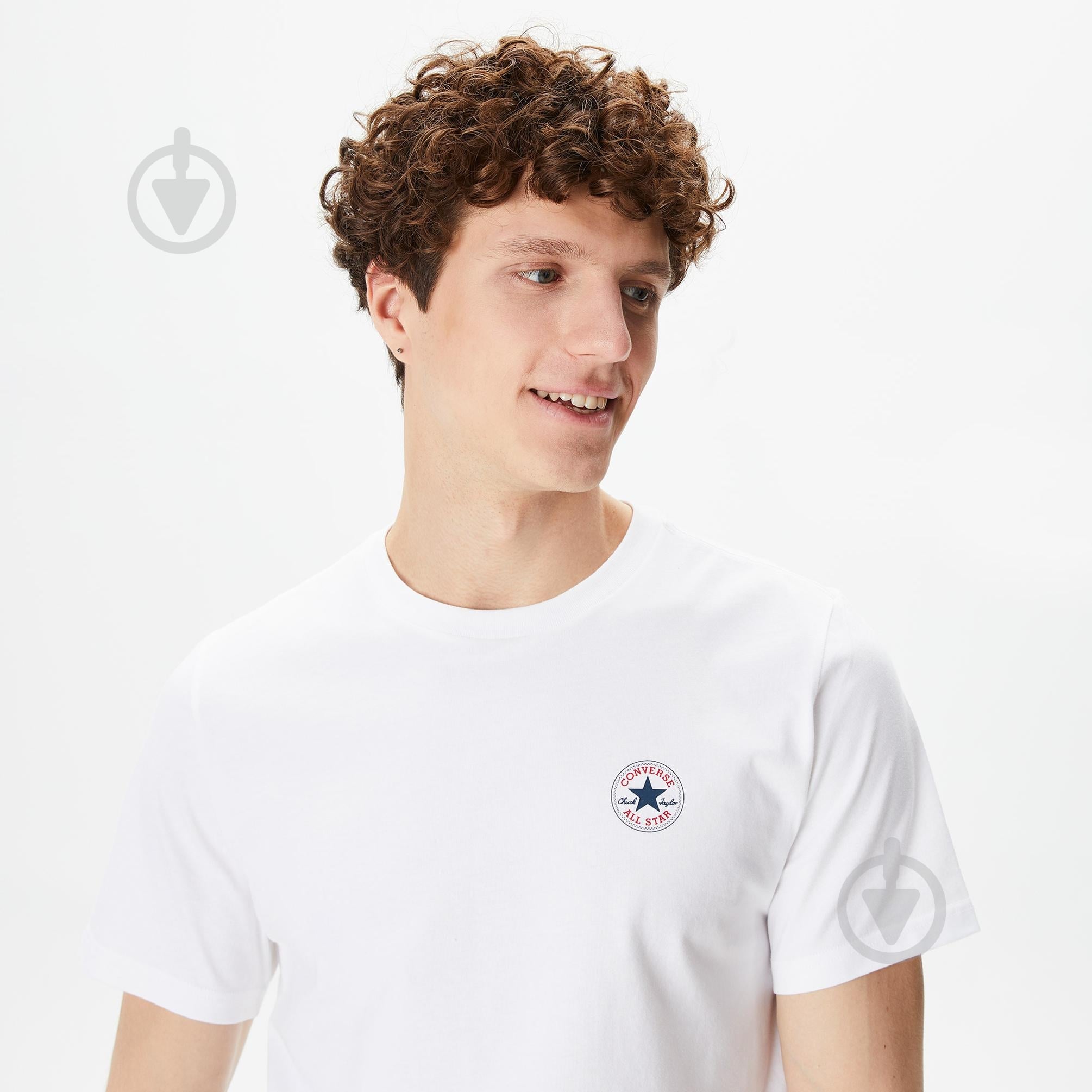 Футболка Converse MINI CHUCK PATCH TEE 10026565-A01 р.XS белый - фото 7