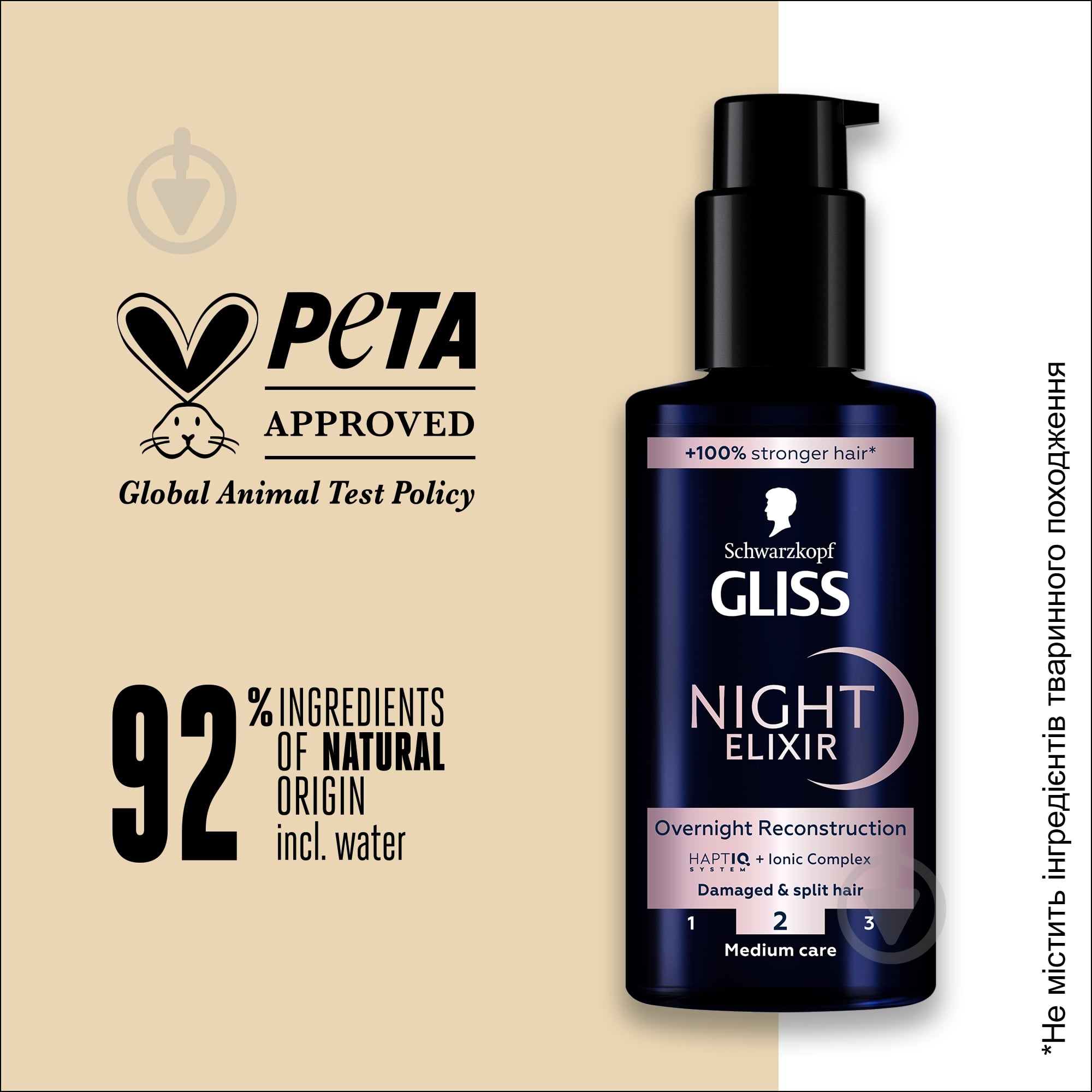 Сыворотка GLISS Глубокое Восстановление Night Elixir 100 мл - фото 5 Сыворотка GLISS Глубокое Восстановление Night Elixir 100 мл - фото 5