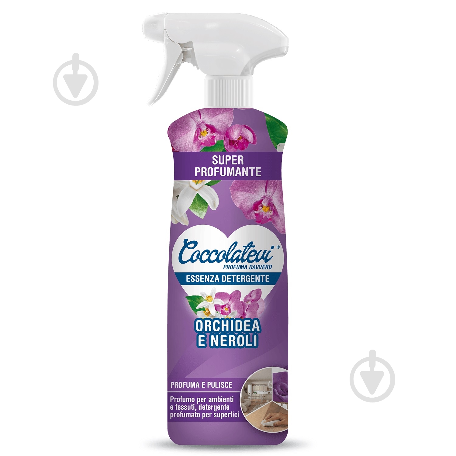 Спрей Coccolatevi Орхідея і Неролі 750 мл - фото 1 Спрей Coccolatevi Орхідея і Неролі 750 мл - фото 1