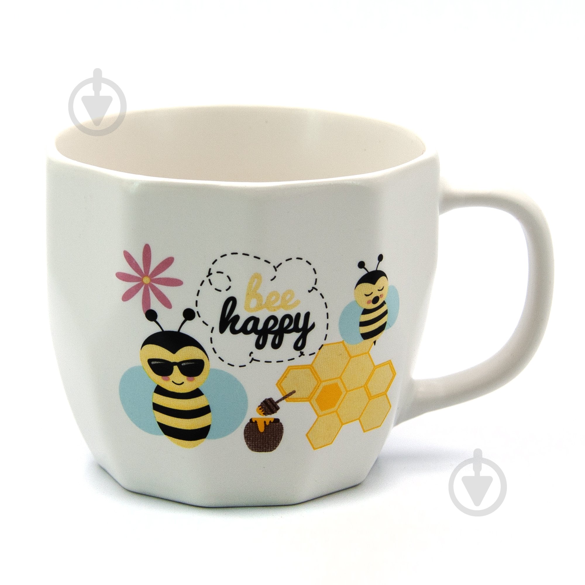 Чашка Milika MadBee White 350 мл M0520-KLD9-S210A - фото 1 Чашка Milika MadBee White 350 мл M0520-KLD9-S210A - фото 1