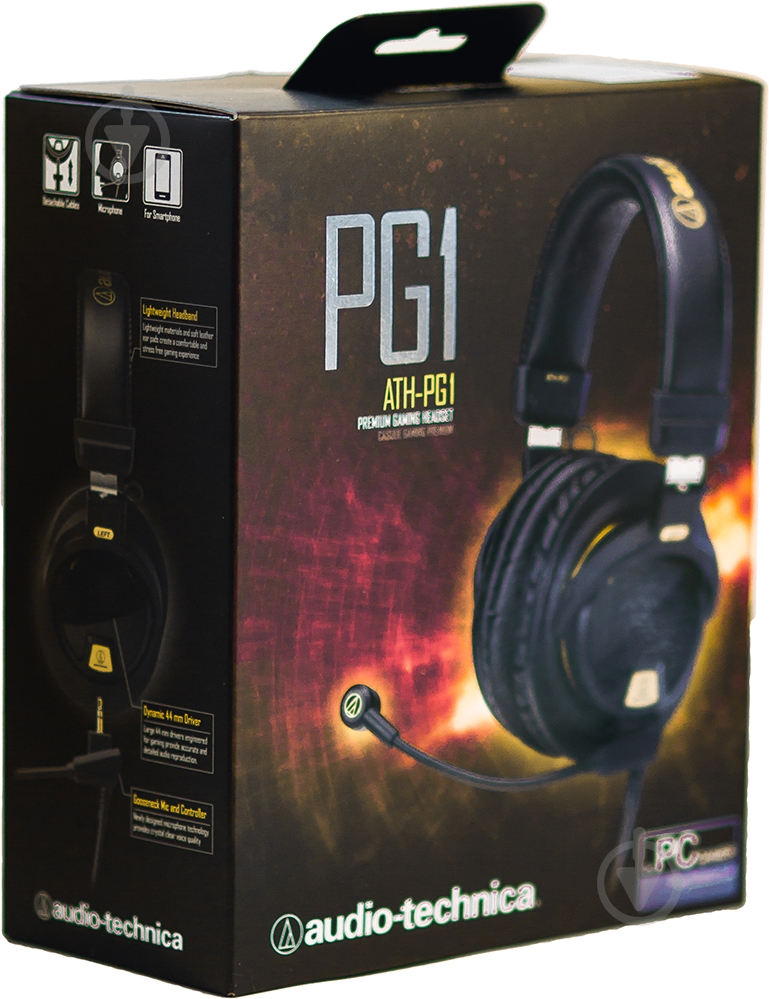 Гарнитура Audio-Technica ATH-PG1 black - фото 4 Гарнитура Audio-Technica ATH-PG1 black - фото 4