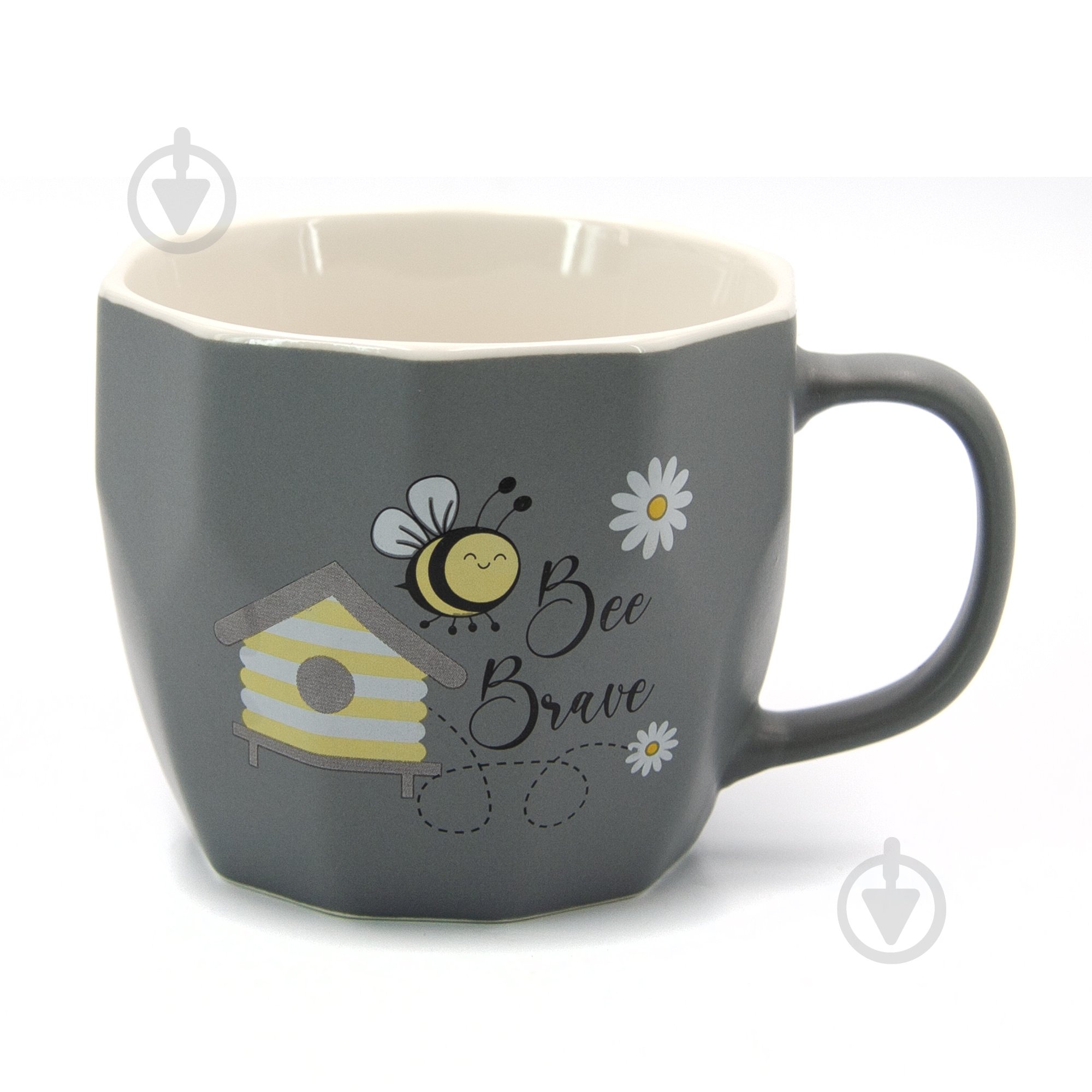 Чашка Milika MadBee Grey 350 мл M0520-KLD9-S210B - фото 1 Чашка Milika MadBee Grey 350 мл M0520-KLD9-S210B - фото 1