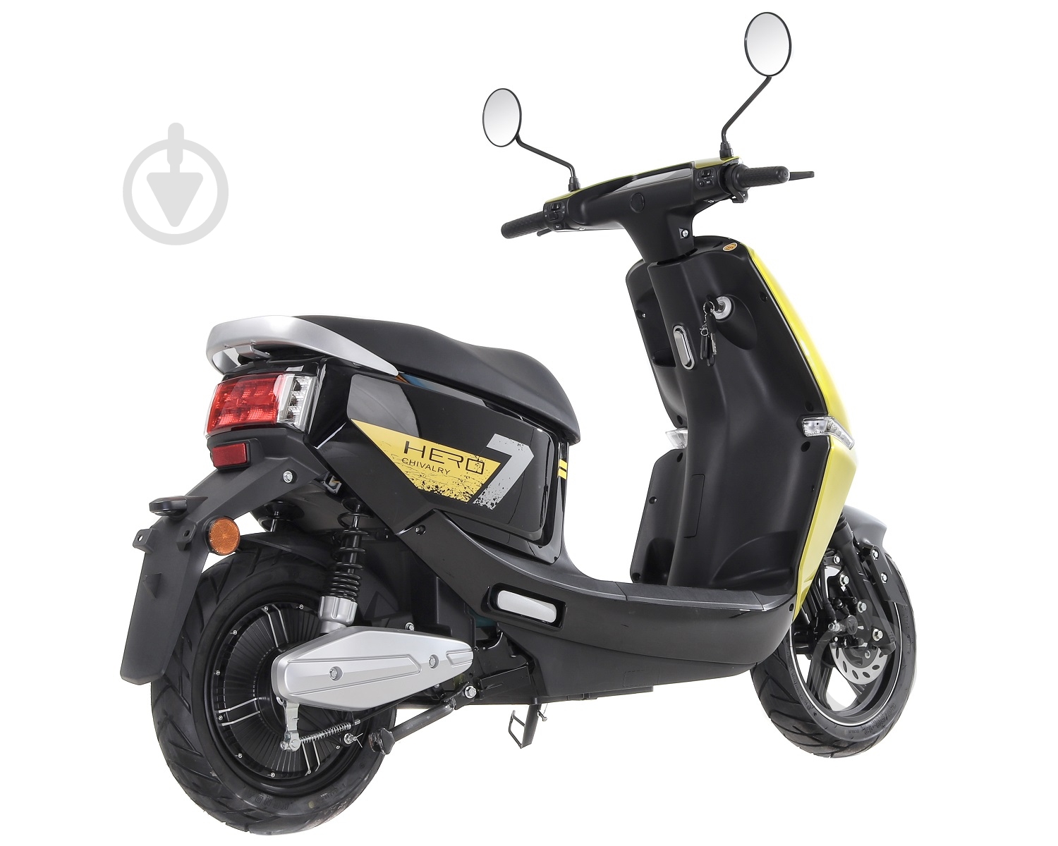 Електроскутер YADEA S-Like black/yellow - фото 4