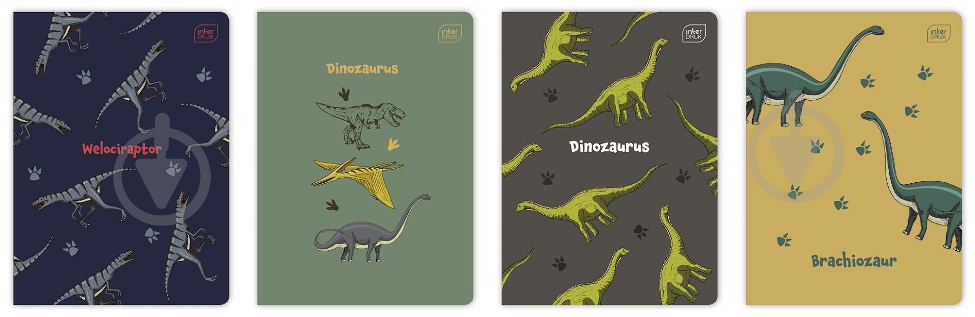 Тетрадь Dinozaurus А5 32 лист. клетка InterDRUK - фото 1 Тетрадь Dinozaurus А5 32 лист. клетка InterDRUK - фото 1