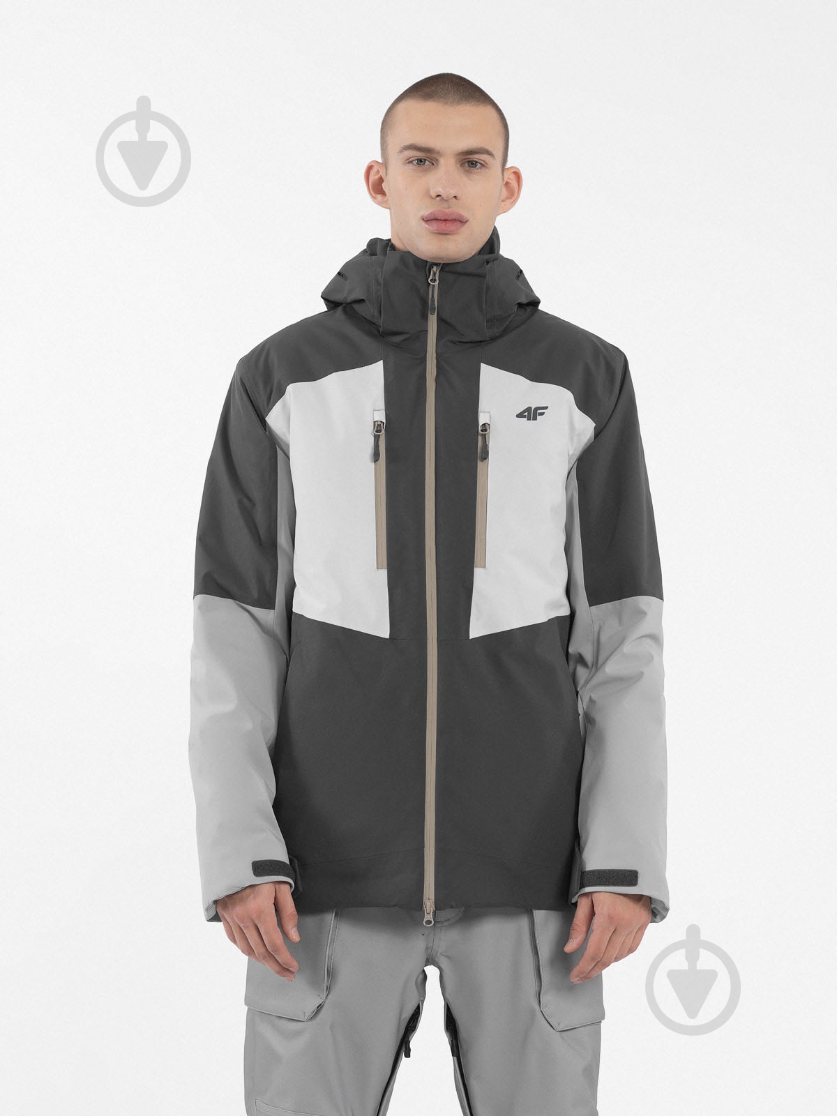 Куртка 4F TECHNICAL JACKET M345 4FAW23TTJAM345-23S р.L серая - фото 1 Куртка 4F TECHNICAL JACKET M345 4FAW23TTJAM345-23S р.L серая - фото 1