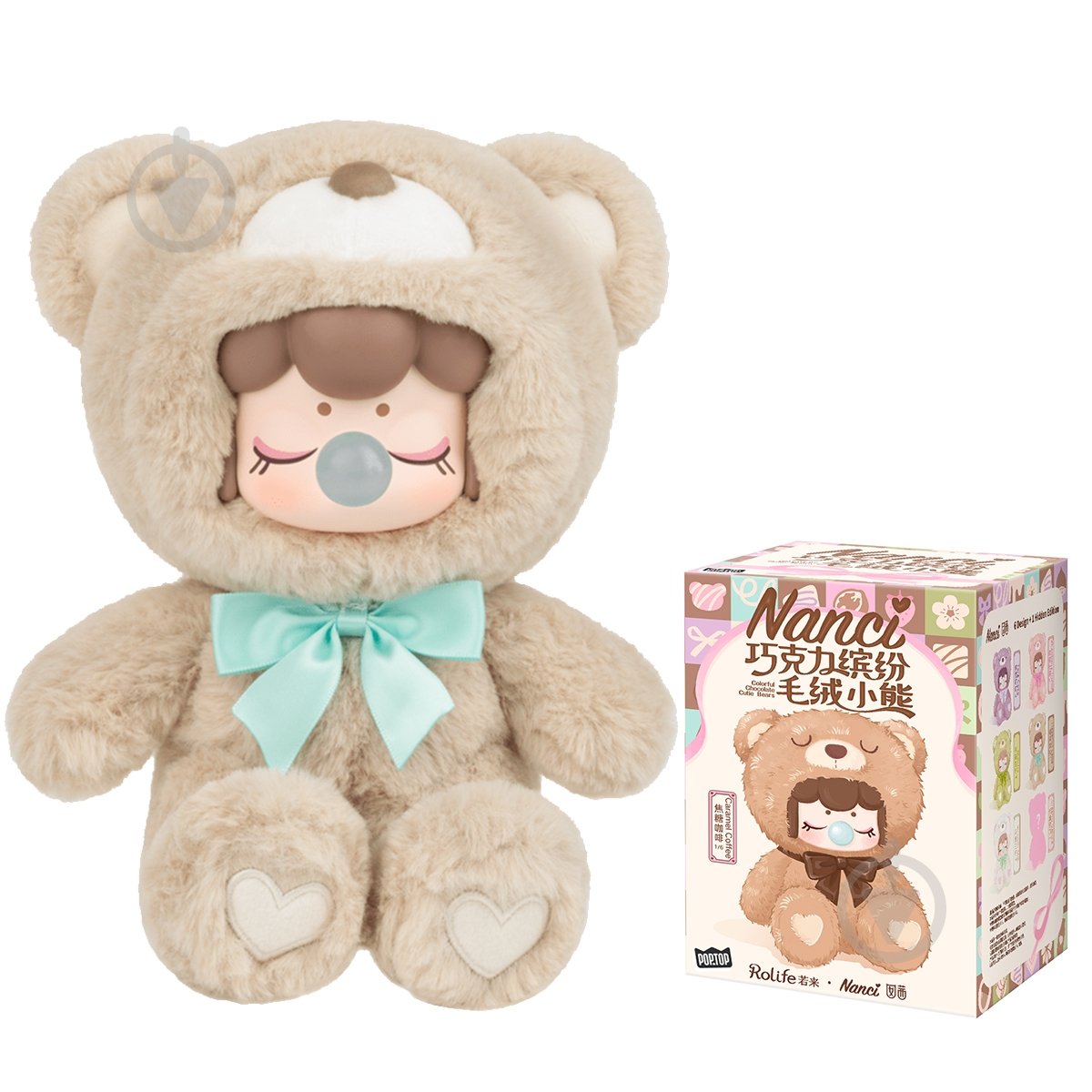 Мягкая игрушка Robotime Pор Tор Rolife серии Nanci Милые мишки в ассортименте MNAXX - фото 1