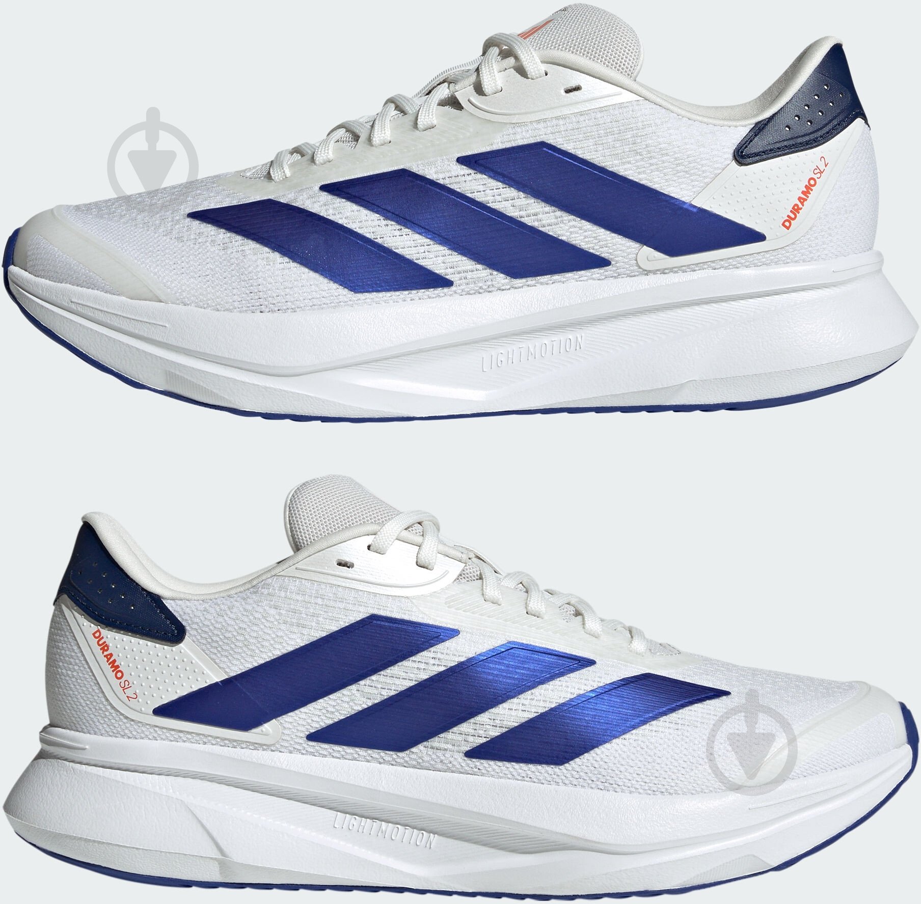Кроссовки мужские Adidas DURAMO SL2 M JS4395 р.44 белые - фото 5 Кроссовки мужские Adidas DURAMO SL2 M JS4395 р.44 белые - фото 5