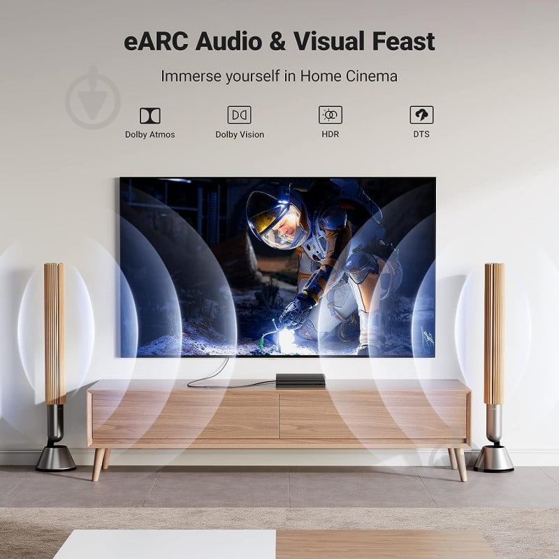 Адаптер UGREEN HD159 HDMI 8K Female to Female Adapter for Extension (90592) grey (90592) - фото 8 Адаптер UGREEN HD159 HDMI 8K Female to Female Adapter for Extension (90592) grey (90592) - фото 8