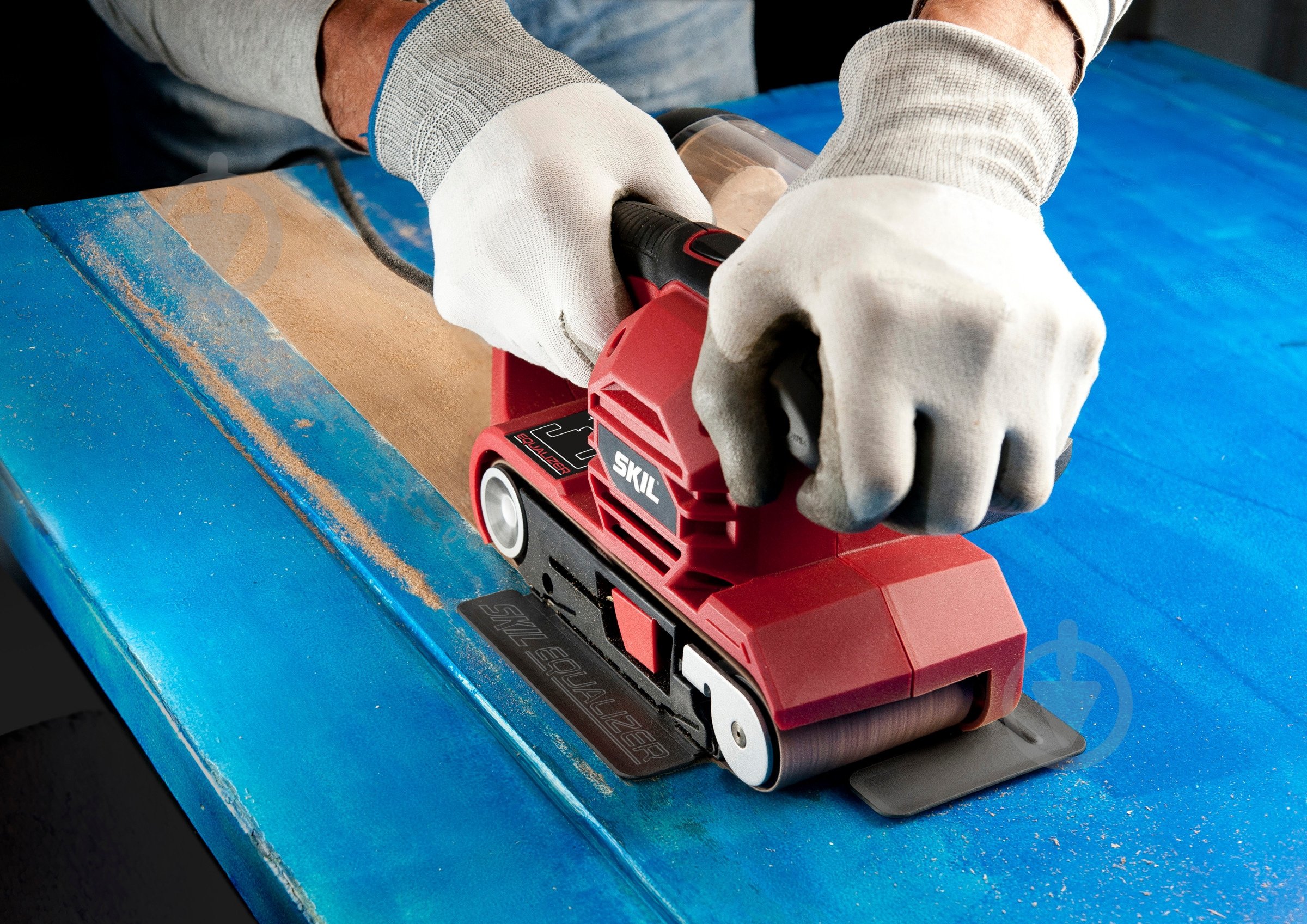 Ленточная шлифмашина SKIL SR1E7615AB - фото 8 Ленточная шлифмашина SKIL SR1E7615AB - фото 8