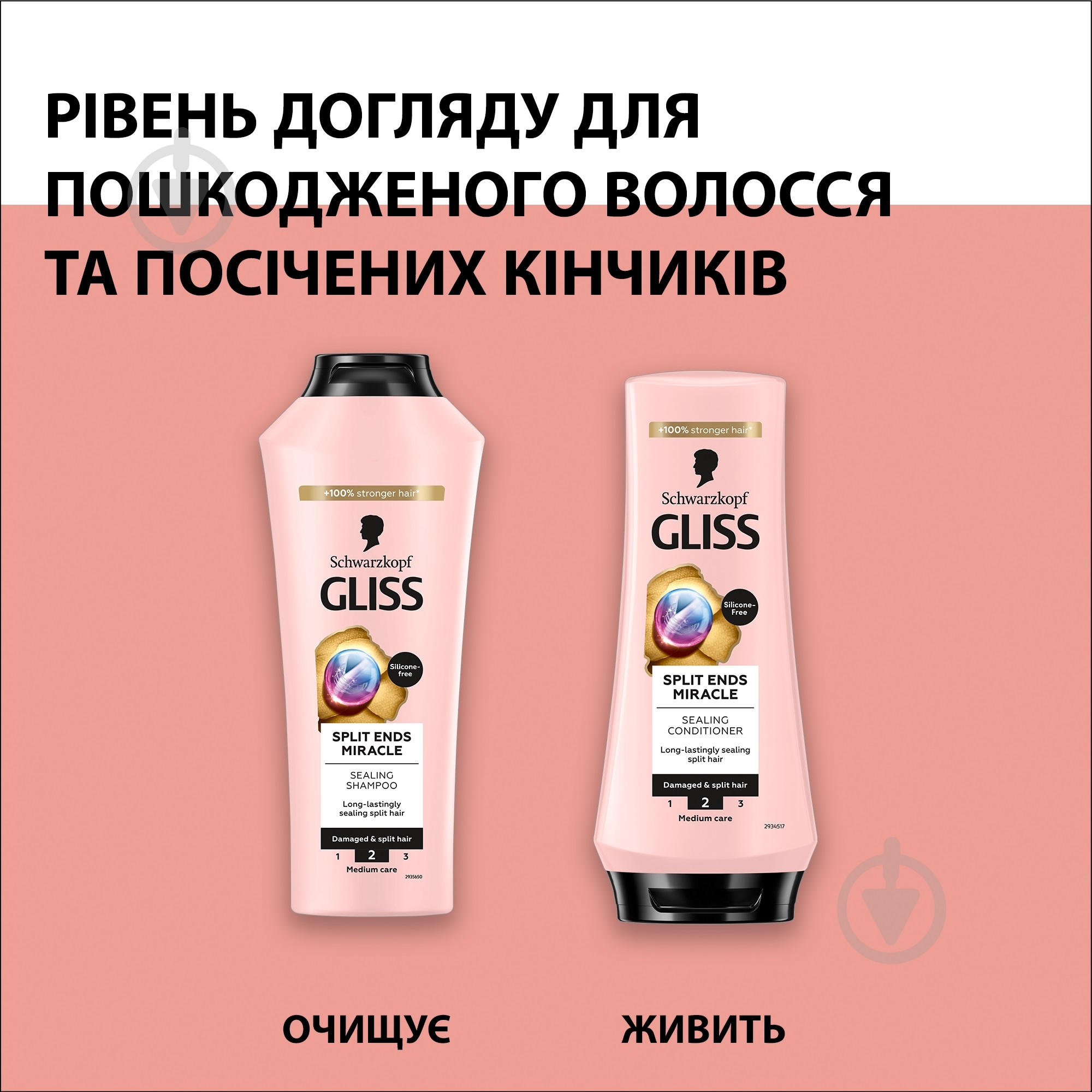 Бальзам GLISS для пошкодженого волосся Split Ends Miracle 200 мл - фото 7