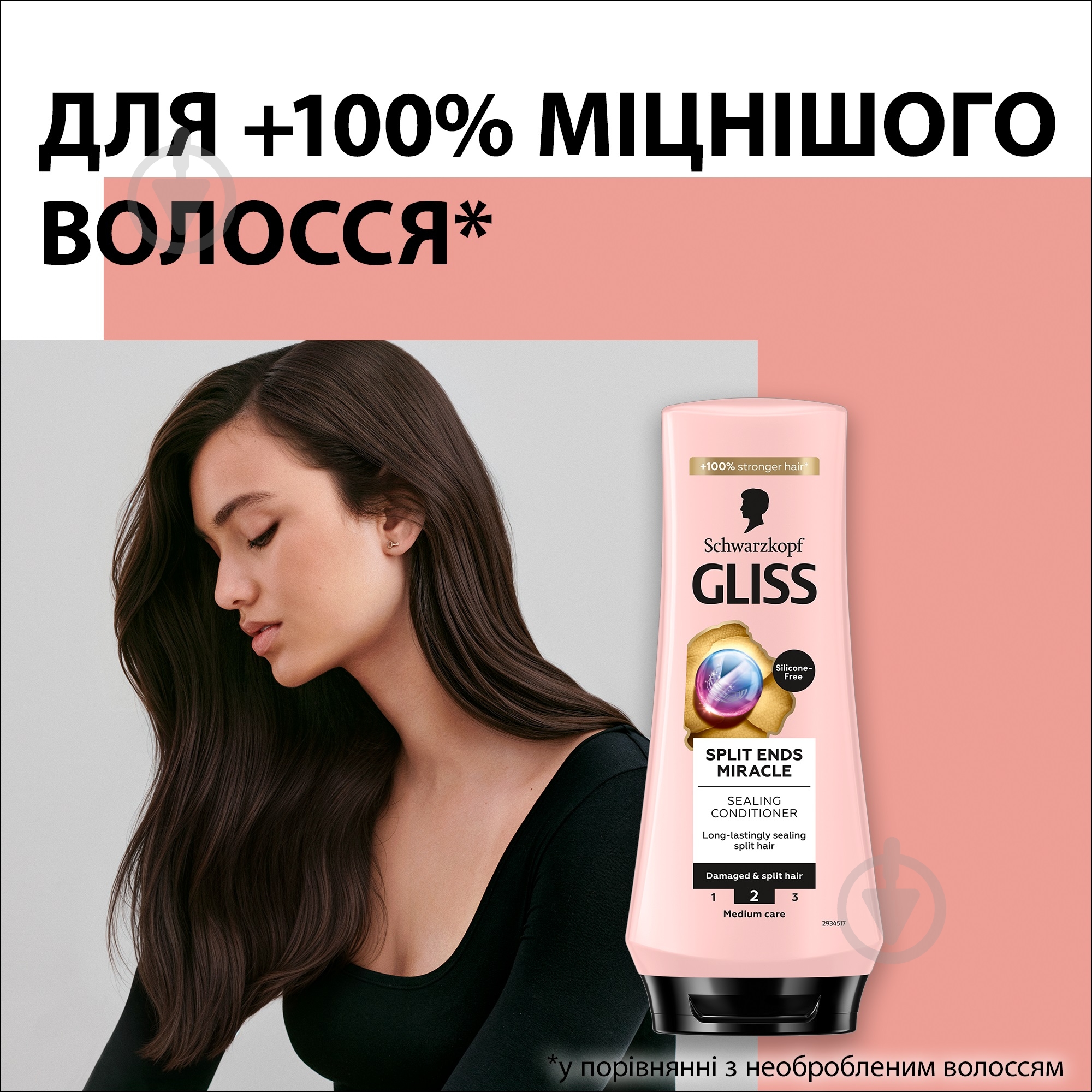Бальзам GLISS для пошкодженого волосся Split Ends Miracle 200 мл - фото 3