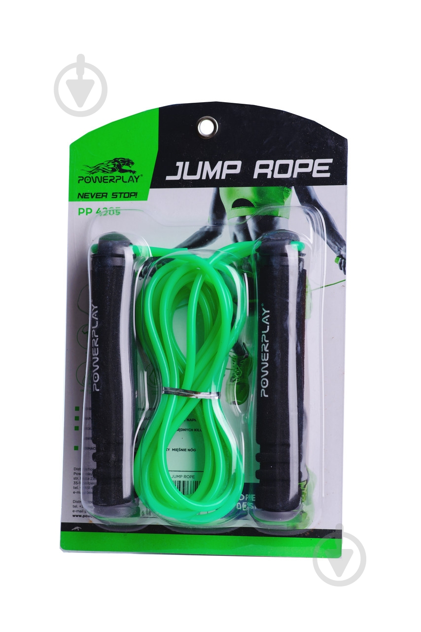 Скакалка PowerPlay 4205 Green - фото 3