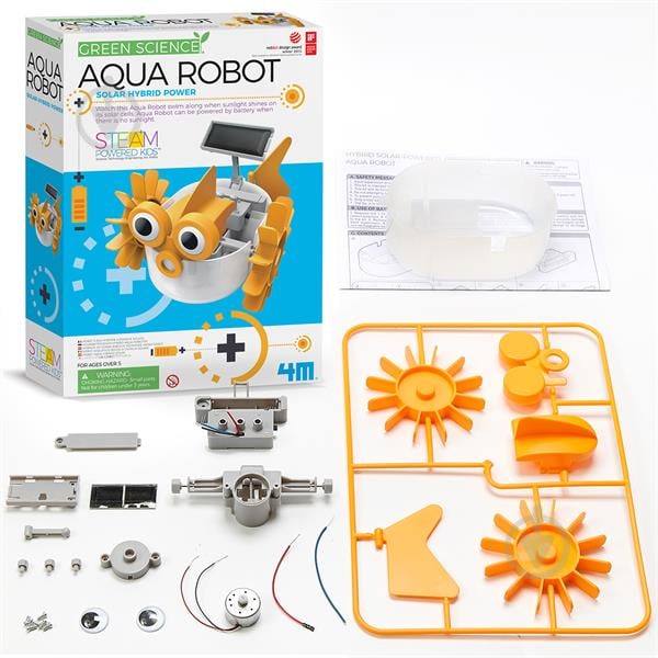 Науково-ігровий набір 4M Акваробот на сонячній батареї 00-03415 - фото 5