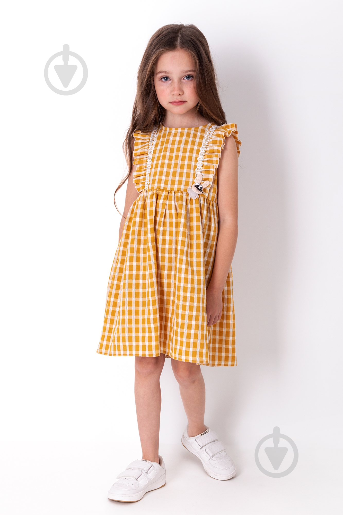 Платье Україна 4226 р.116 горчичный - фото 1