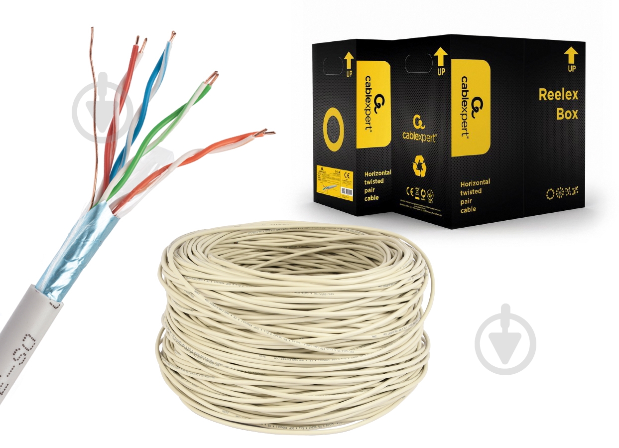 Кабель FTP Cablexpert 0,5 CAT5e медь - фото 2