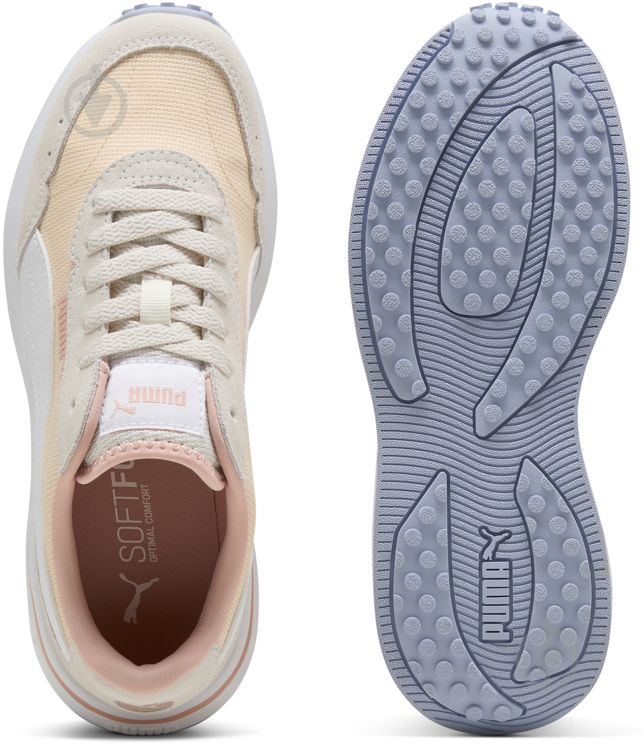 Кроссовки женские демисезонные Puma R78 GLANCE 40162301 р.39 бежевые - фото 6 Кроссовки женские демисезонные Puma R78 GLANCE 40162301 р.39 бежевые - фото 6