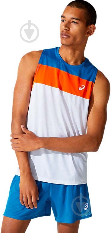 Майка Asics RACE SINGLET 2011B881-100 р.M білий - фото 1